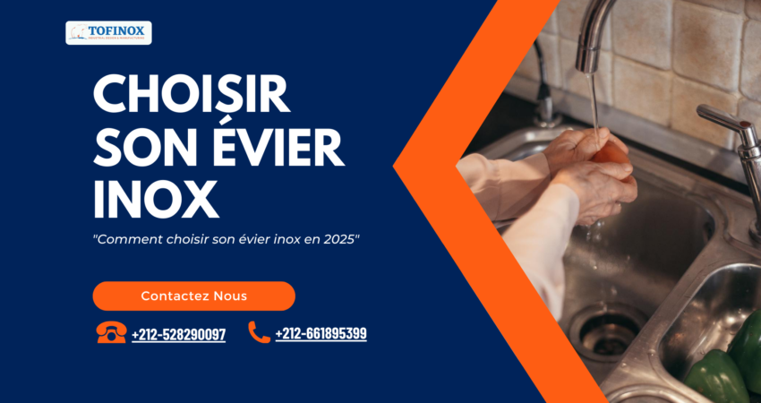 évier inox